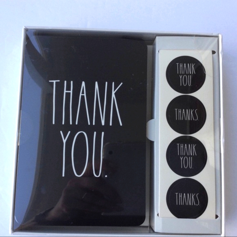 Rae Dunn Thank You Cards and Stickers